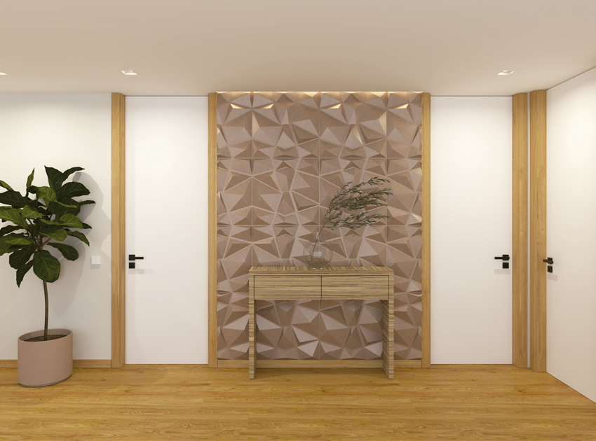 Painel decorativo de parede 3D GS - Diamond